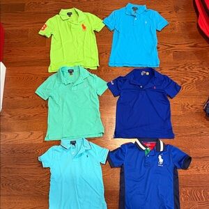 Polo by Ralph Lauren Kids Polo Shirt Collection - Lime, Aqua, Navy